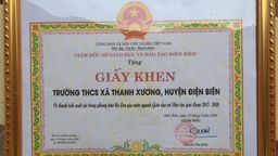 GIẤY KHEN CỦA SỞ GD&ĐT ĐIỆN BIÊN